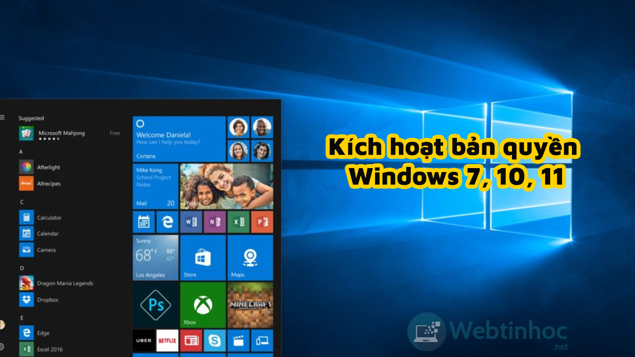 Windows Loader - Kích hoạt bản quyền Windows 7, 10, 11